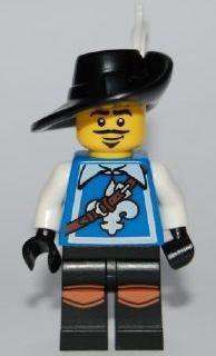 LEGO Minifigure-Musketeer-Collectible Minifigures / Series 4-COL04-3-Creative Brick Builders